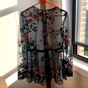 Flowy Zara Lace Blouse